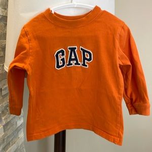 Orange Baby Gap logo shirt